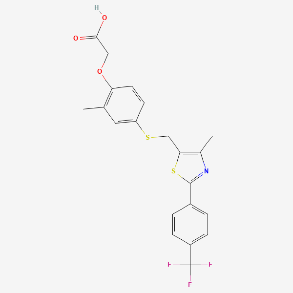 2D chemical structure of Cardarine (GW-501516)