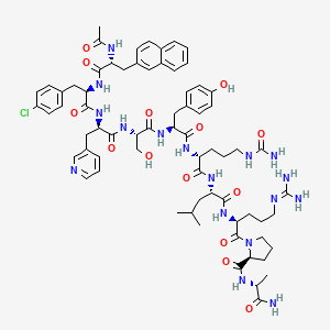 2D chemical structure of Cetrorelix