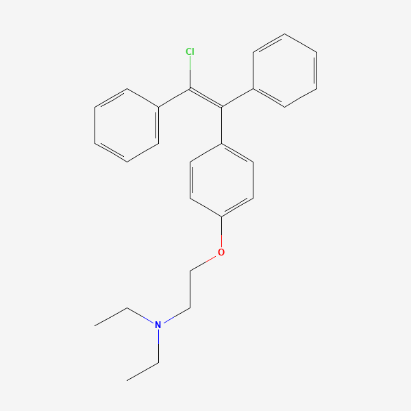 2D chemical structure of Enclomifeno