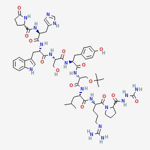 2D chemical structure of Goserelin