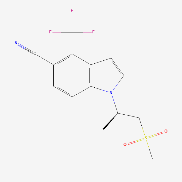 2D chemical structure of GSK2881078