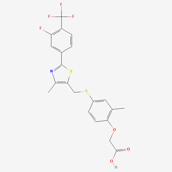 2D chemical structure of GW-0742