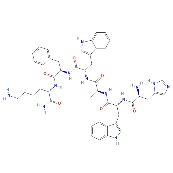 2D chemical structure of Hexarelin