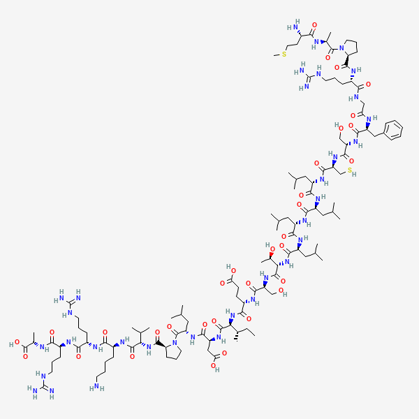2D chemical structure of Humanin