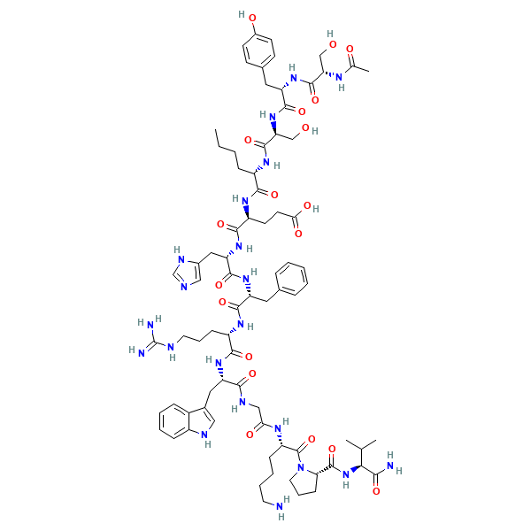 2D chemical structure of Melanotan I
