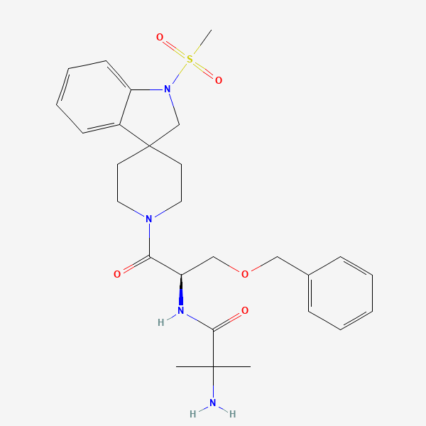 2D chemical structure of Ibutamoren (MK-677)