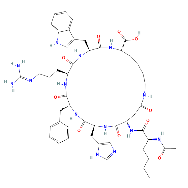 2D chemical structure of PT-141