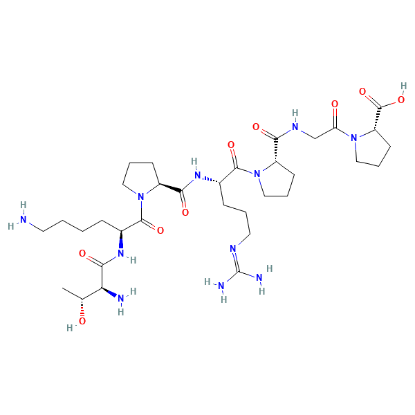 2D chemical structure of Selank