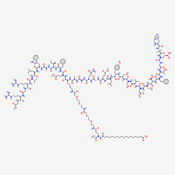 2D chemical structure of Semaglutide