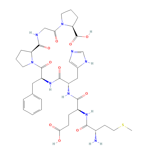 2D chemical structure of Semax