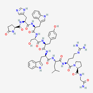 2D chemical structure of Triptorelin